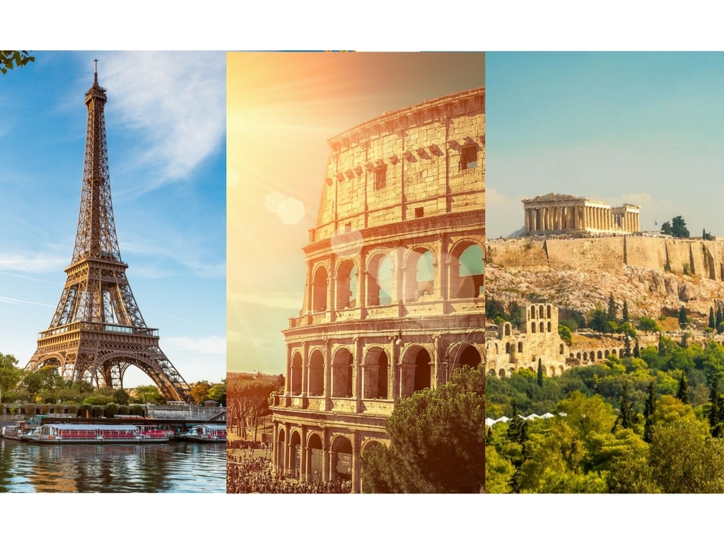 Visitamos a PARIS + ROMA + ATENAS por solo 132€ en un viaje - Happy Low