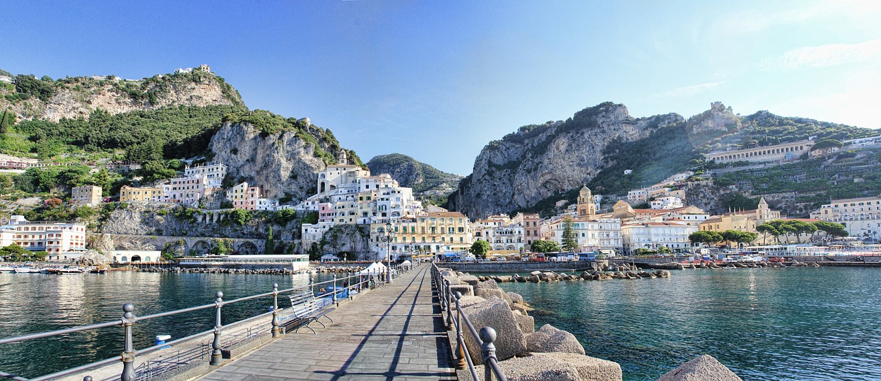Costa de Amalfi, Italia.
