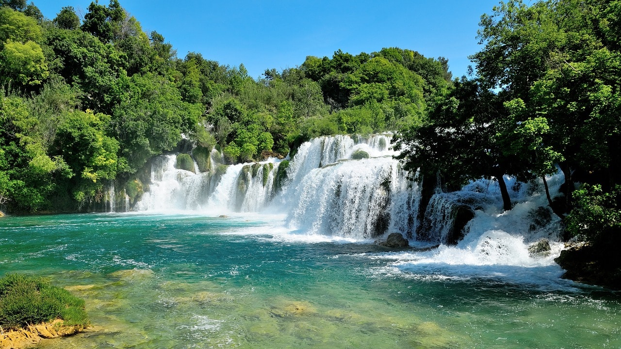 Cascada de Krka, Croacia. 