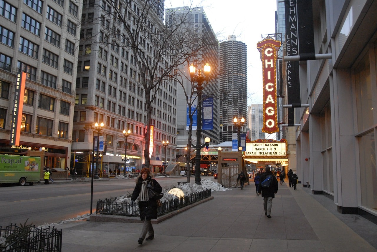 Centro de la ciudad de Chicago, ideal para ir de compras. 