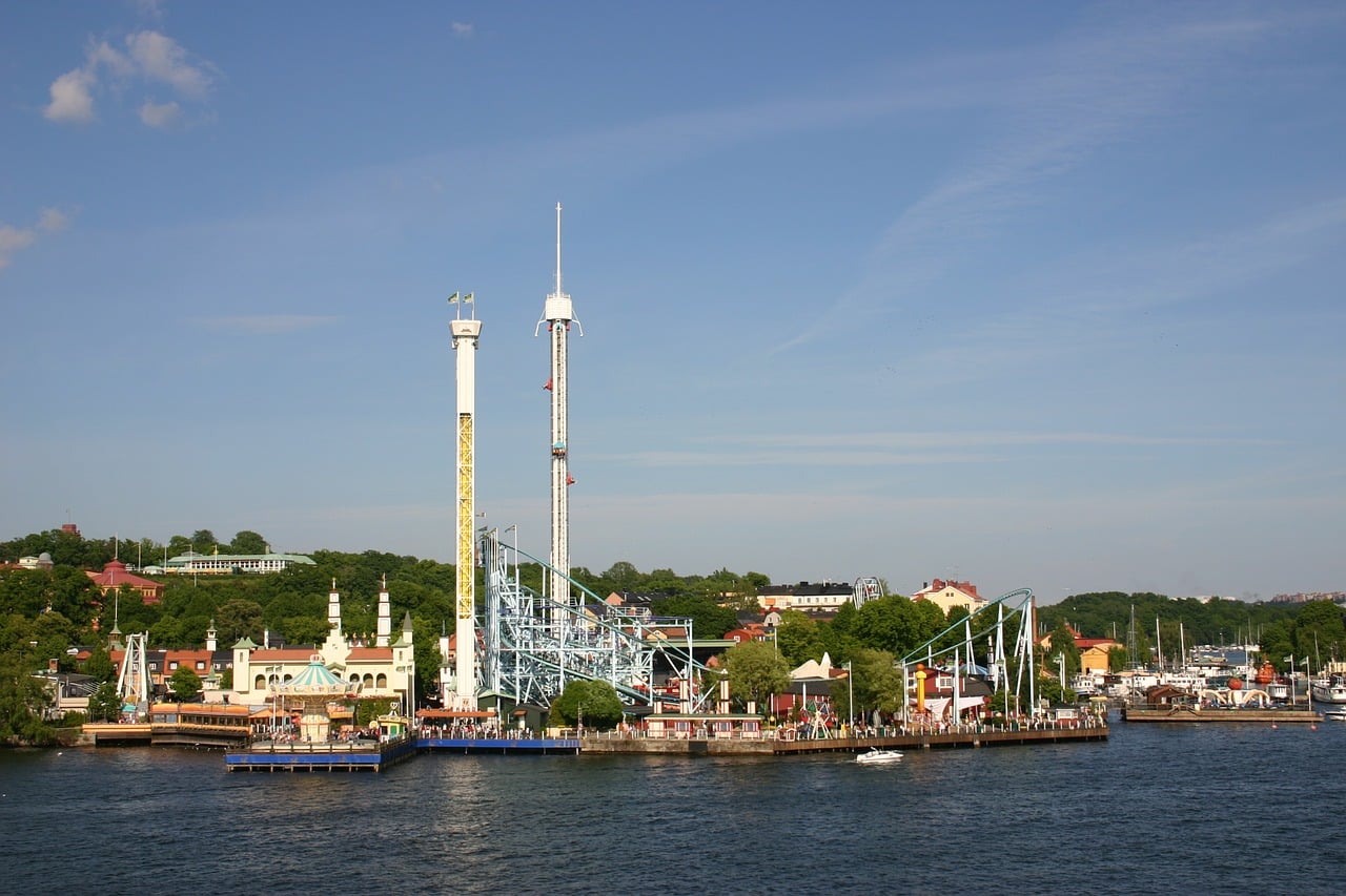 Parque de atracciones Grona Lund, Djurgården- Estocolmo.