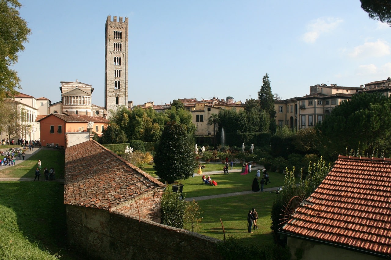 Ciudad de Lucca, La Toscana. Italia
