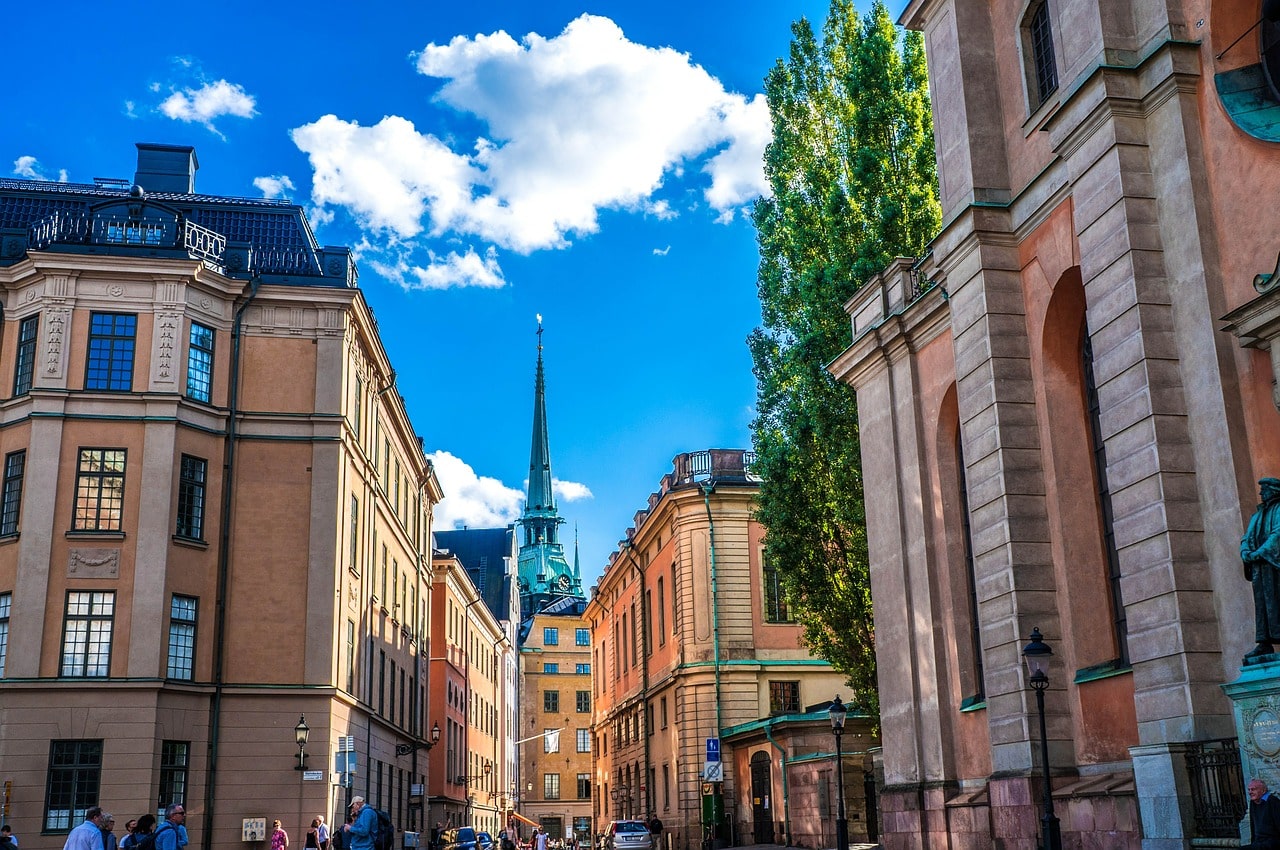 Casco histórico de Gamla Stan,, Estocolmo. 