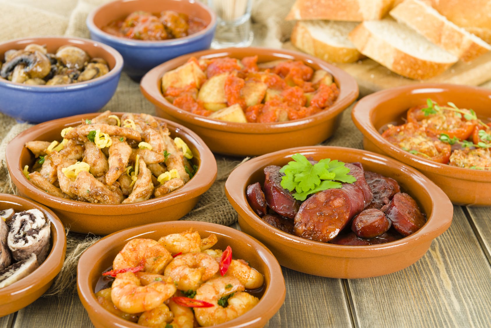 Spanish Tapas & Crusty Bread