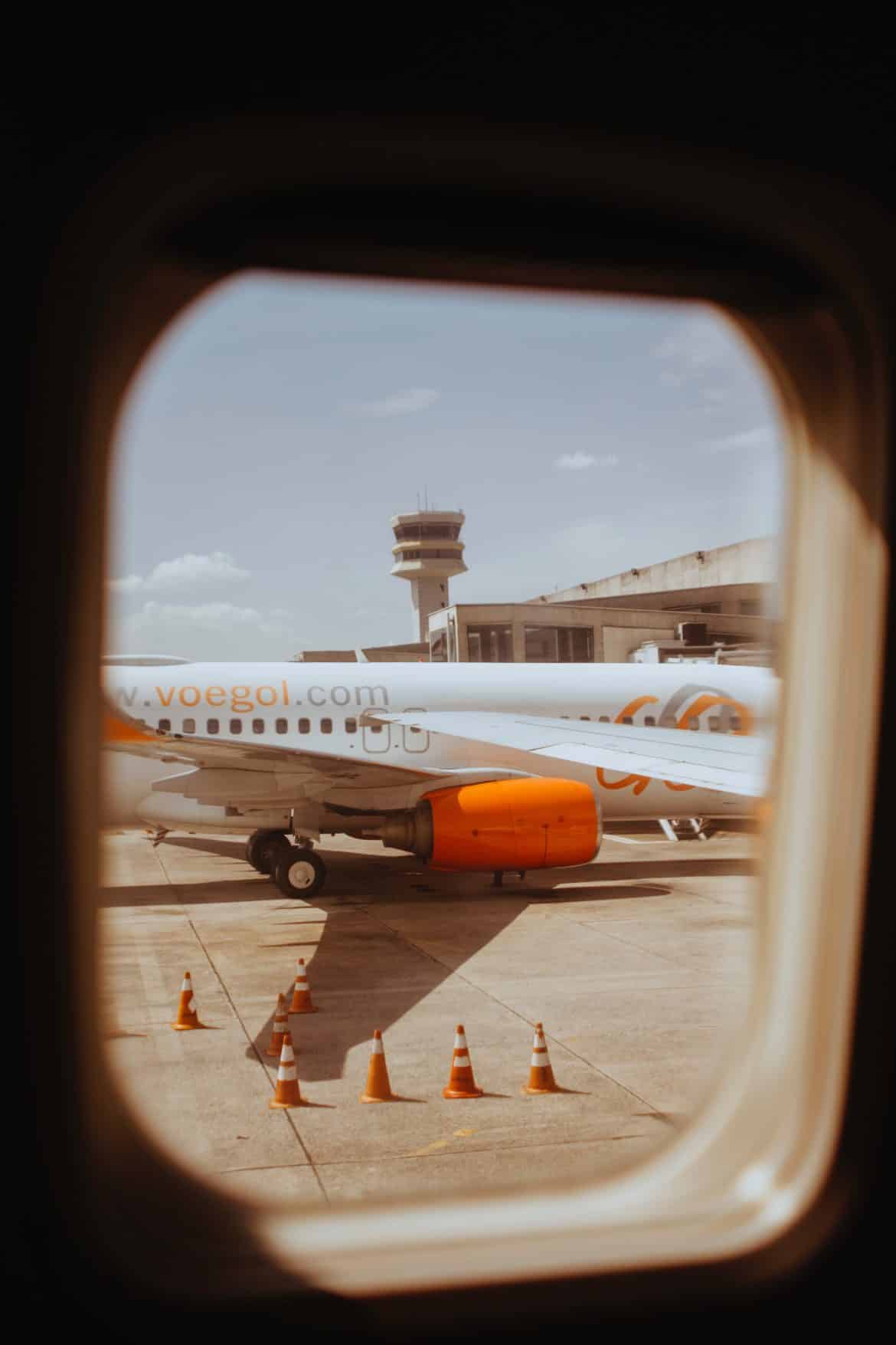 Fotografía Vista al exterior desde avión.