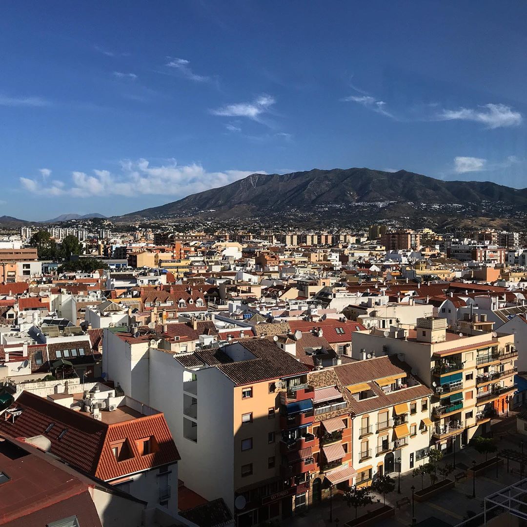 Vista aérea de las calles de Fuengirola