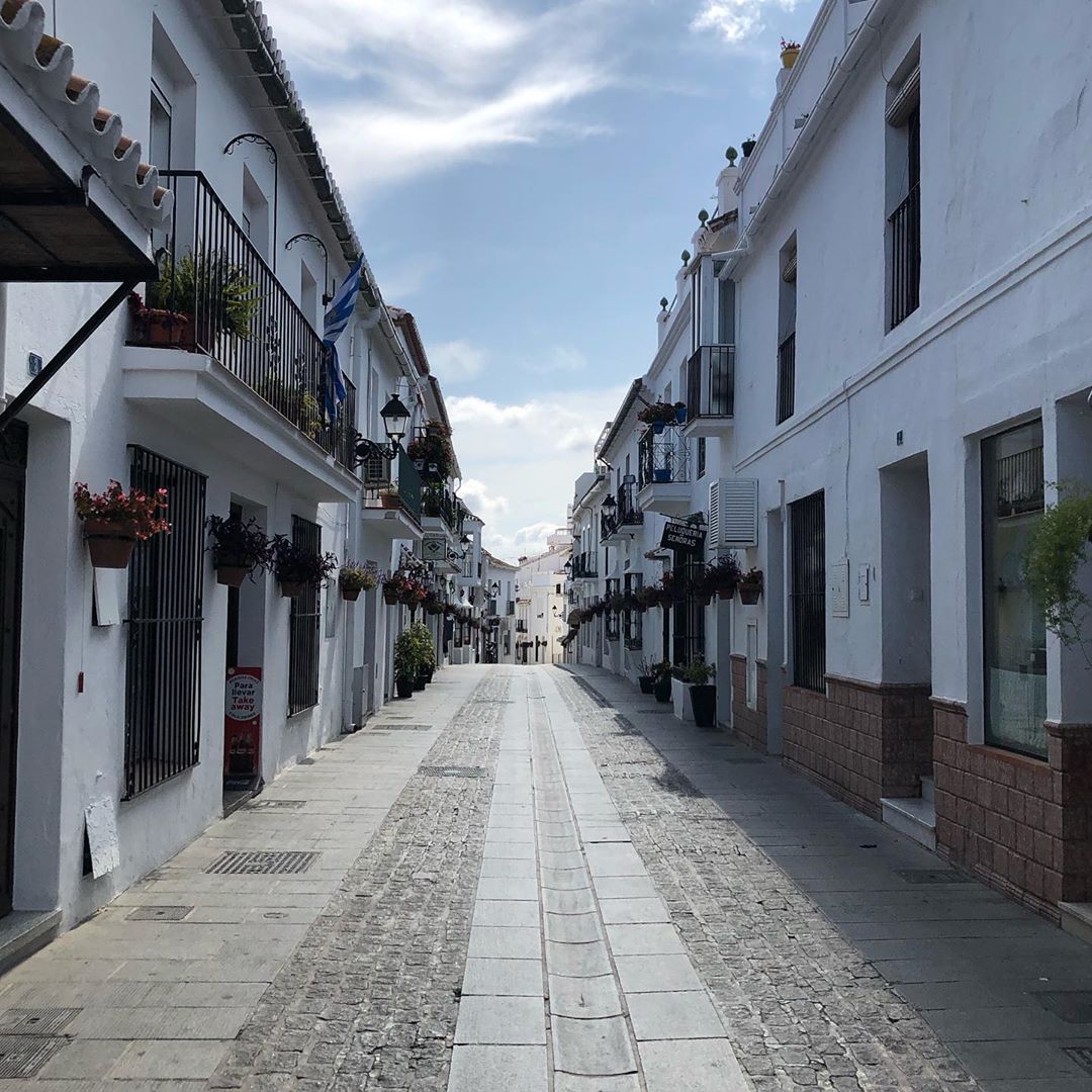 Calle blanca de Mijas Pueblo