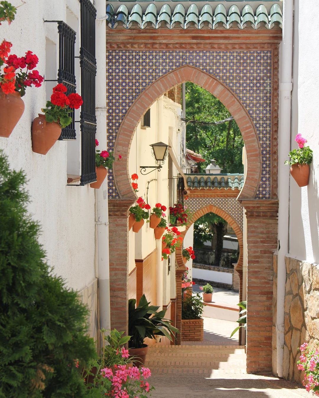 Calle de Alfarnate, pueblo de Málaga