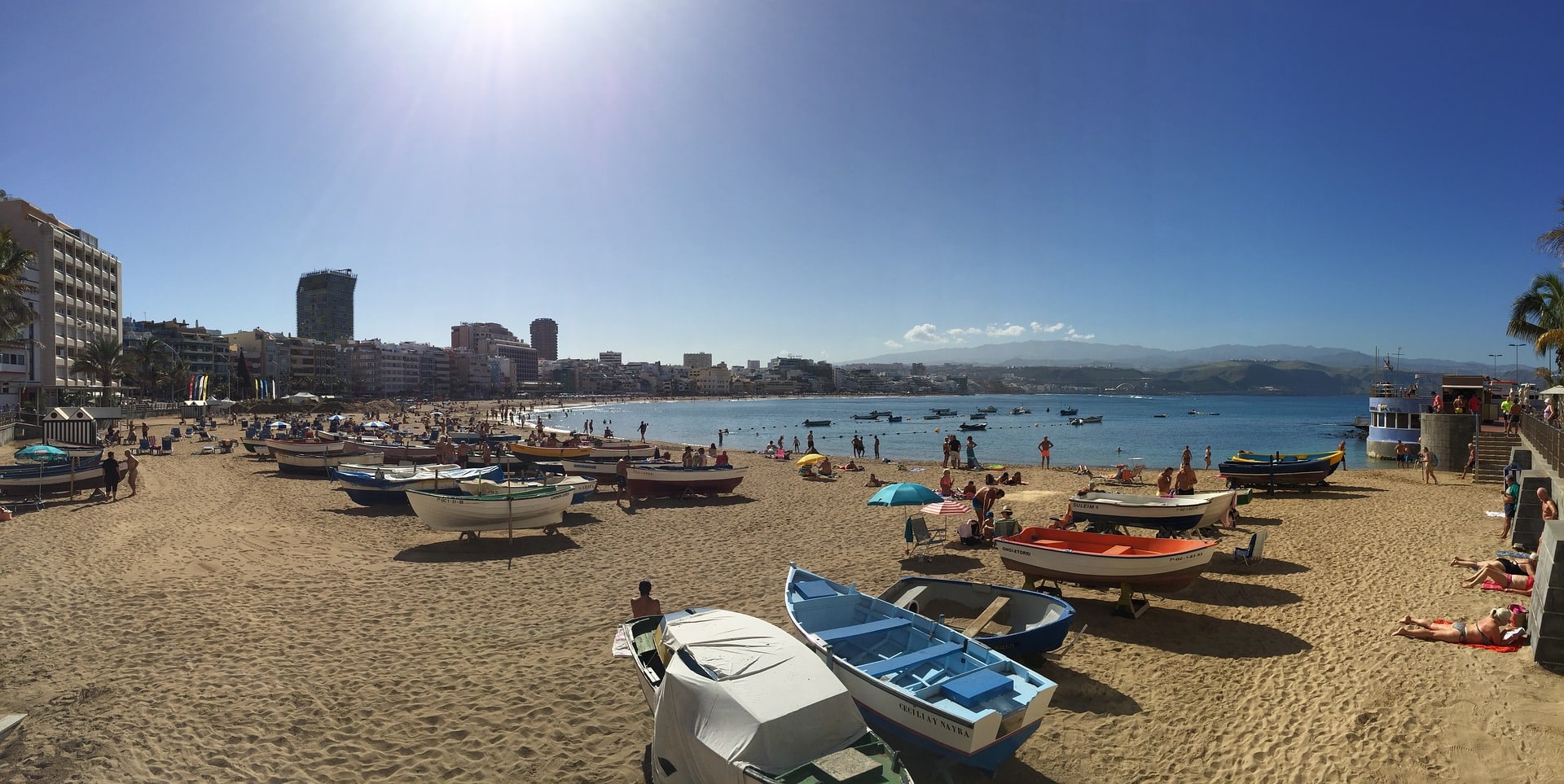 El tiempo en Gran Canaria (Playa de Las Canteras)